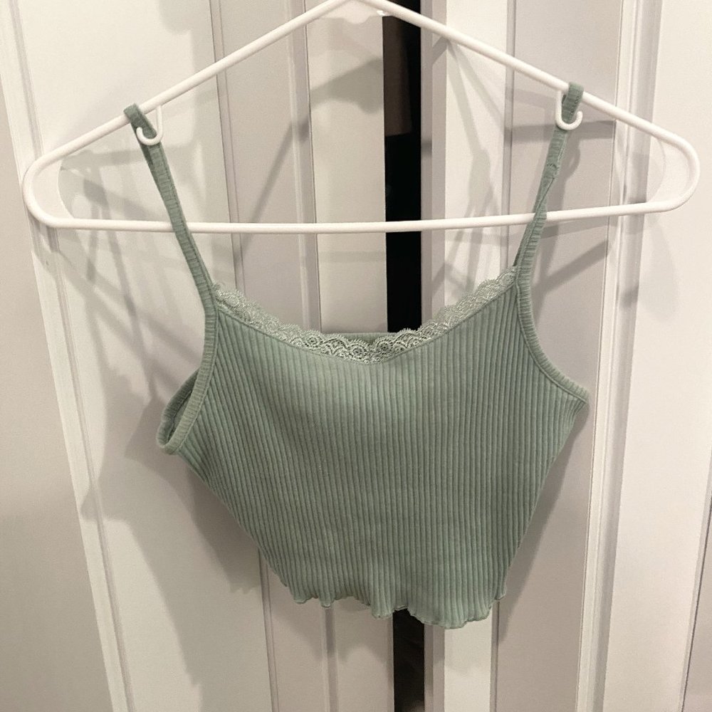 shein green camisole tank